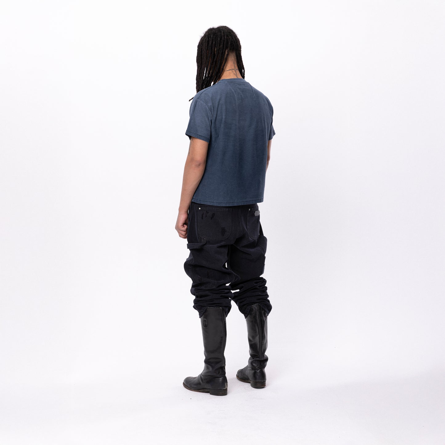 Trademark tee in Sunfade blue