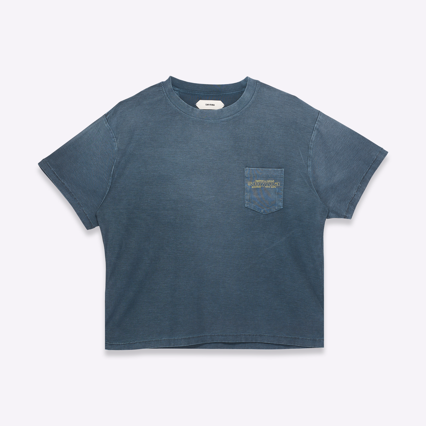 Trademark tee in Sunfade blue