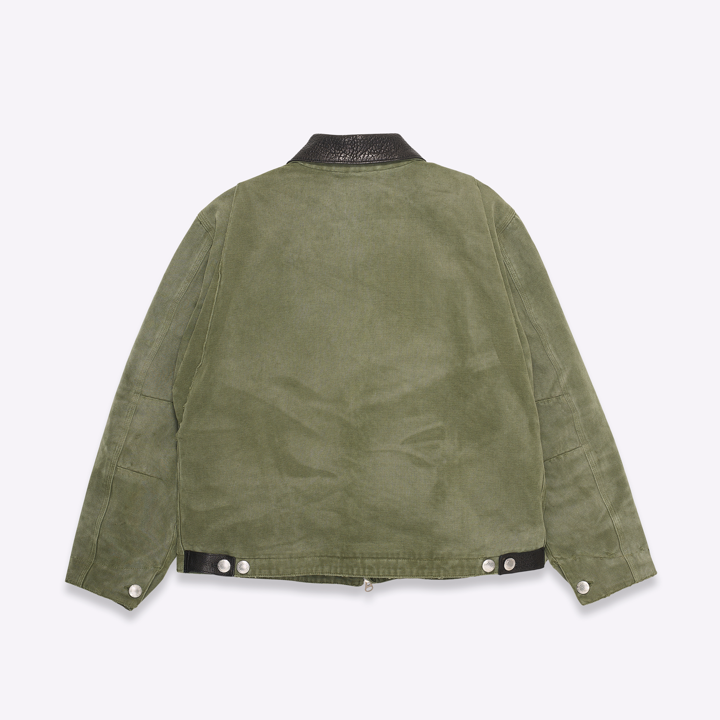 Workwear jacket in sunfaded green
