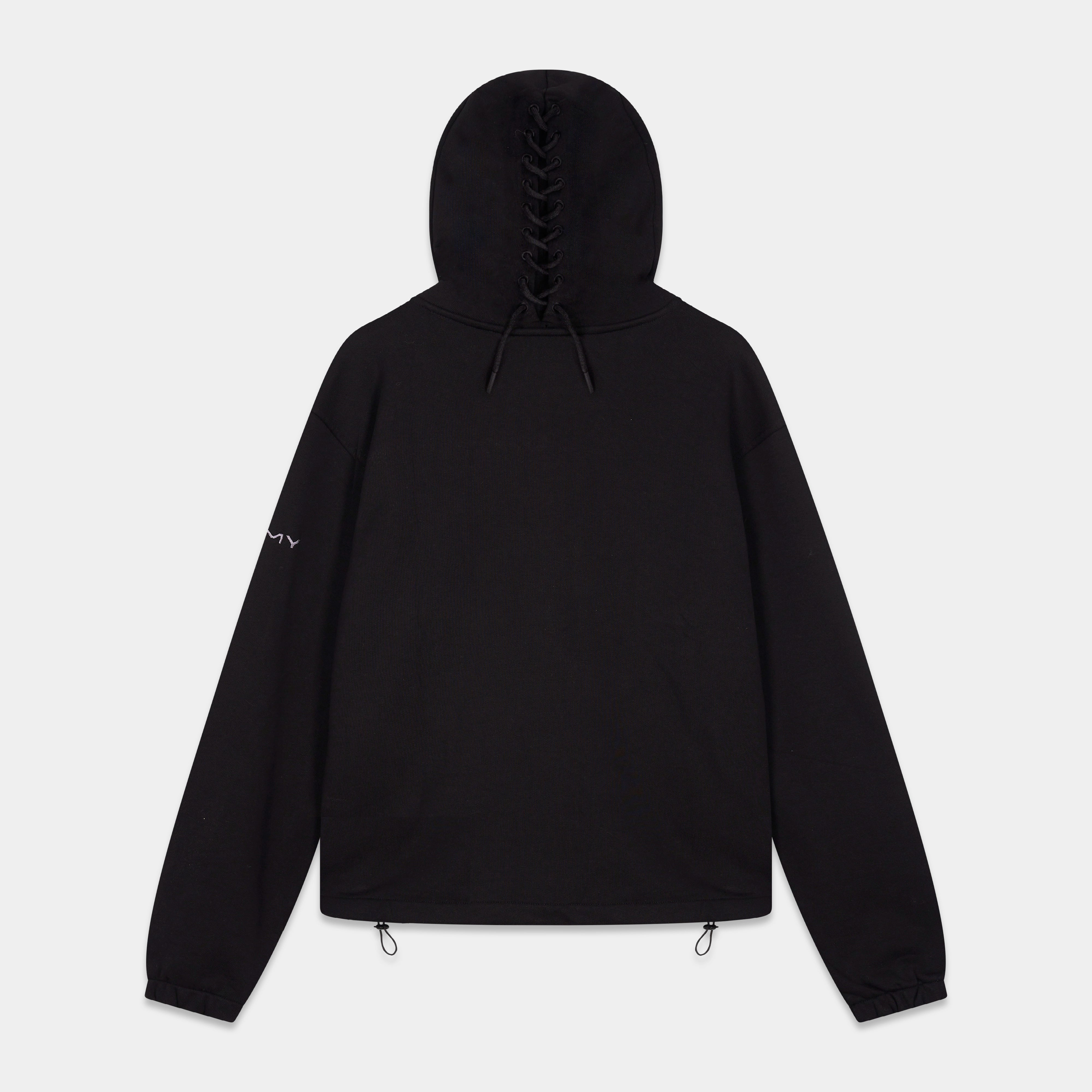 Balaclava zip hoodie in black - Hoodie - SMYRNA