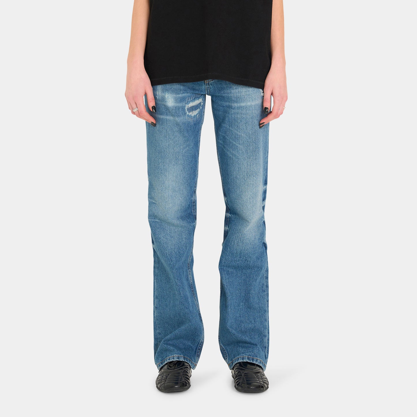 SMYRNAWashed out denim jeans in blue W - Jeans