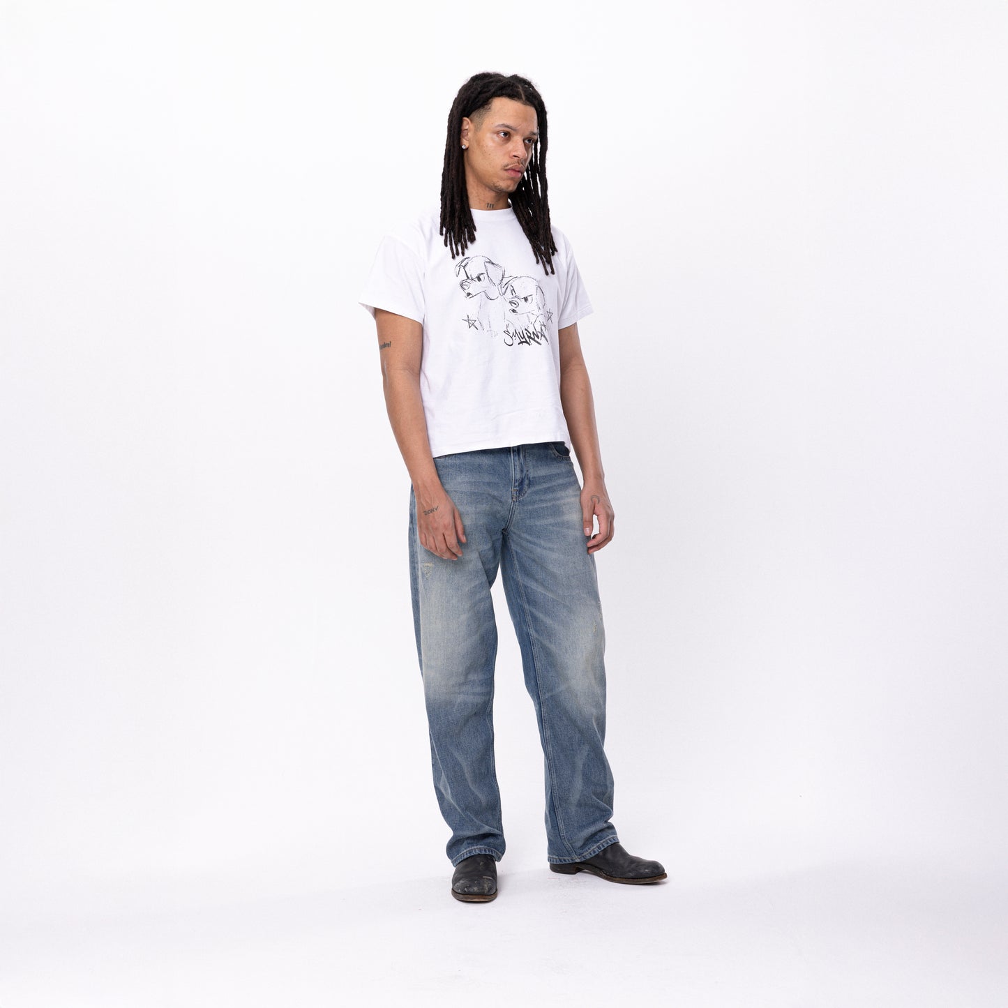 Puppies tee in White