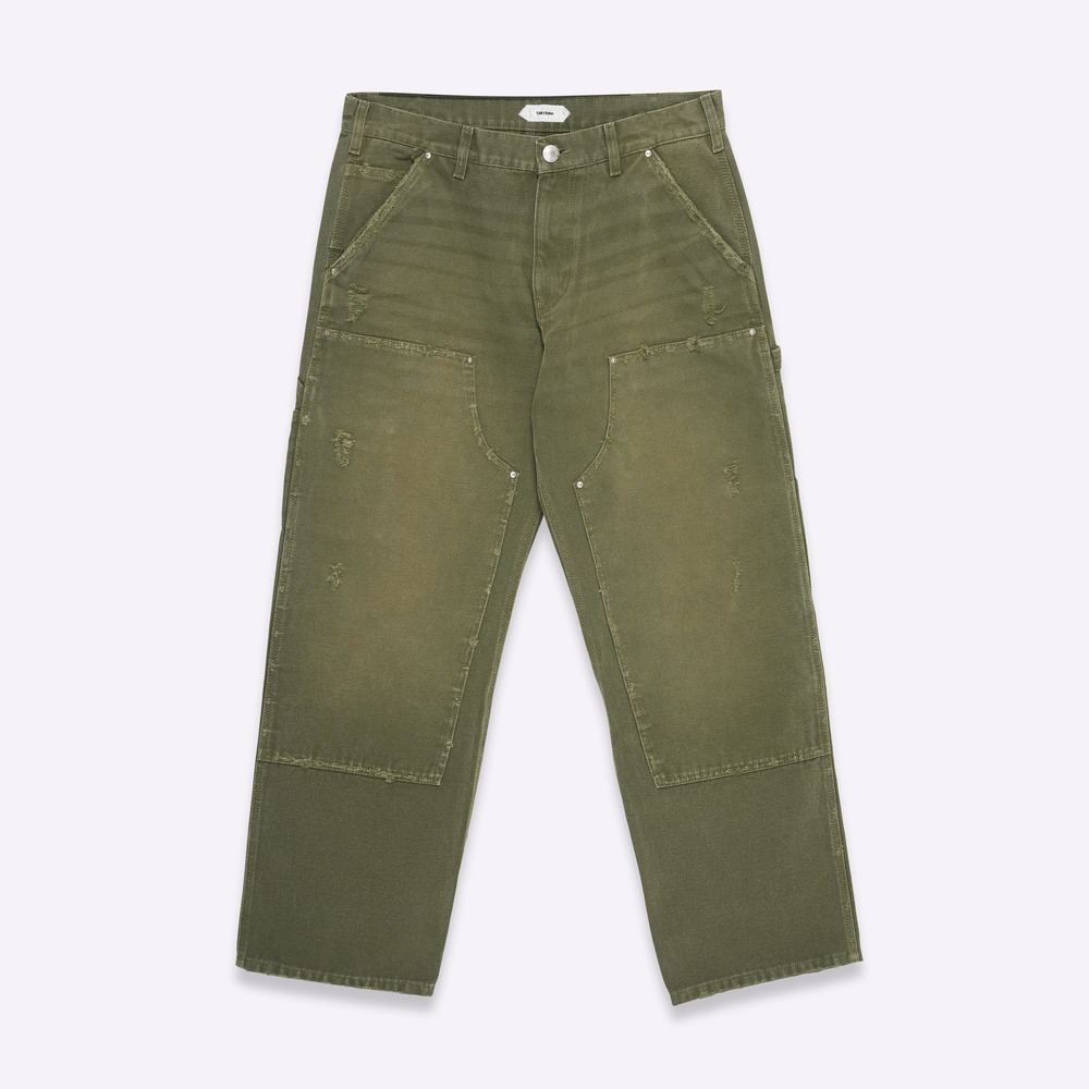 Doubleknee Workwear pants in green
