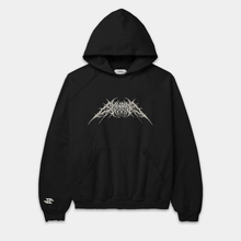 Load image into Gallery viewer, Metal hoodie in black
