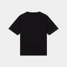 Load image into Gallery viewer, SMYRNASmyrna logo t-shirt in black - T-shirt
