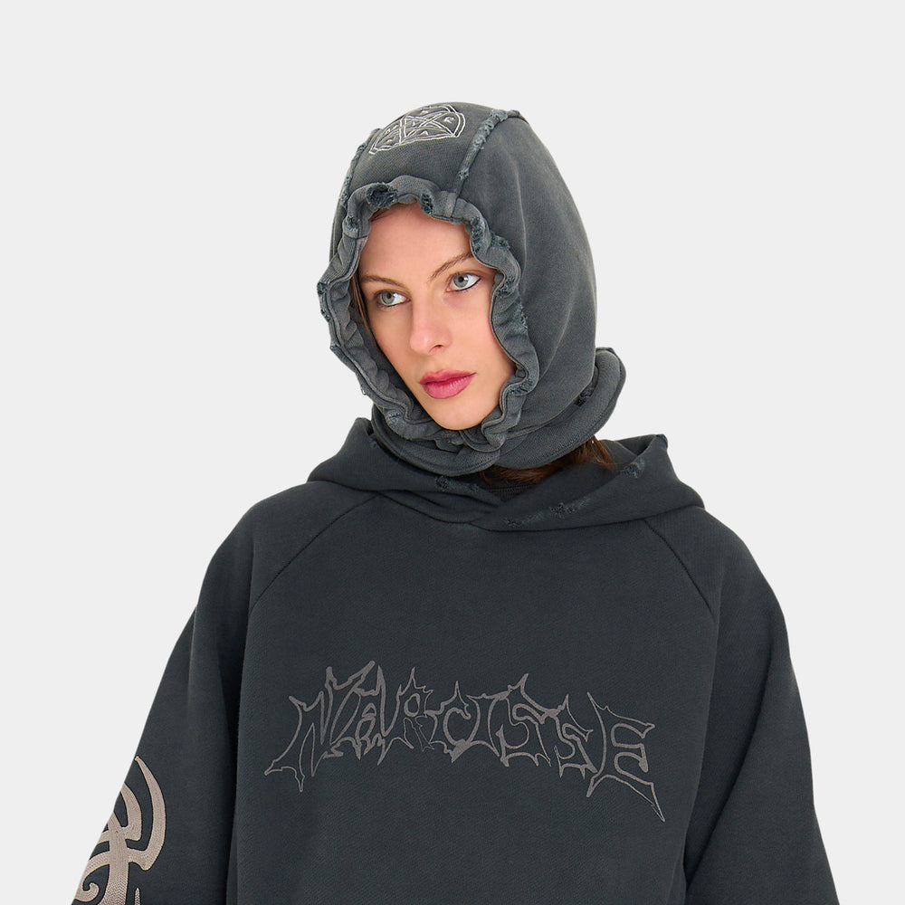 
                      
                        SMYRNAEtoile hood in washed black - 
                      
                    