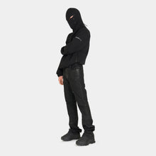 Load image into Gallery viewer, SMYRNABalaclava zip hoodie in black - Hoodie
