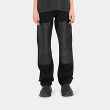 Charger l&#39;image dans la galerie, SMYRNALeather worker jeans in black - Jeans

