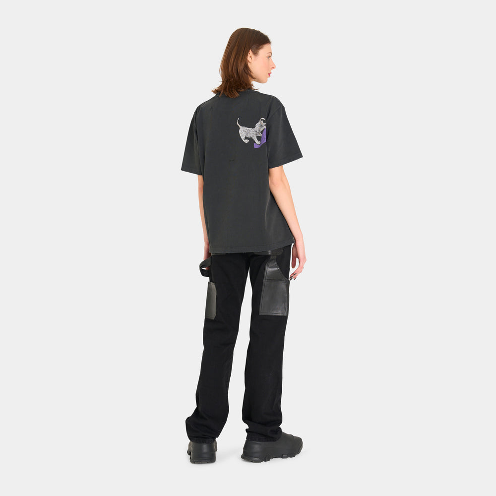 
                      
                        SMYRNAGoth puppies t-shirt in washed black - T-shirt
                      
                    