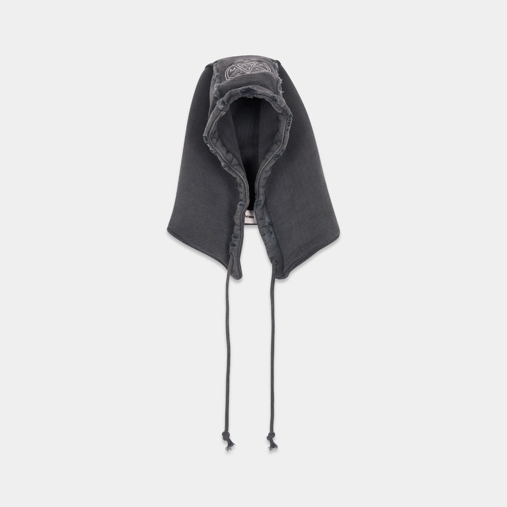 SMYRNAEtoile hood in washed black - 