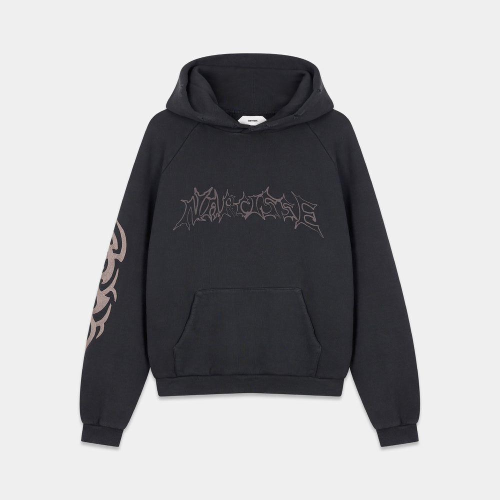 SMYRNANarcisse hoodie in washed black W - Hoodie