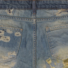 Charger l&#39;image dans la galerie, SMYRNADestroyed repair jeans in blue - Jeans
